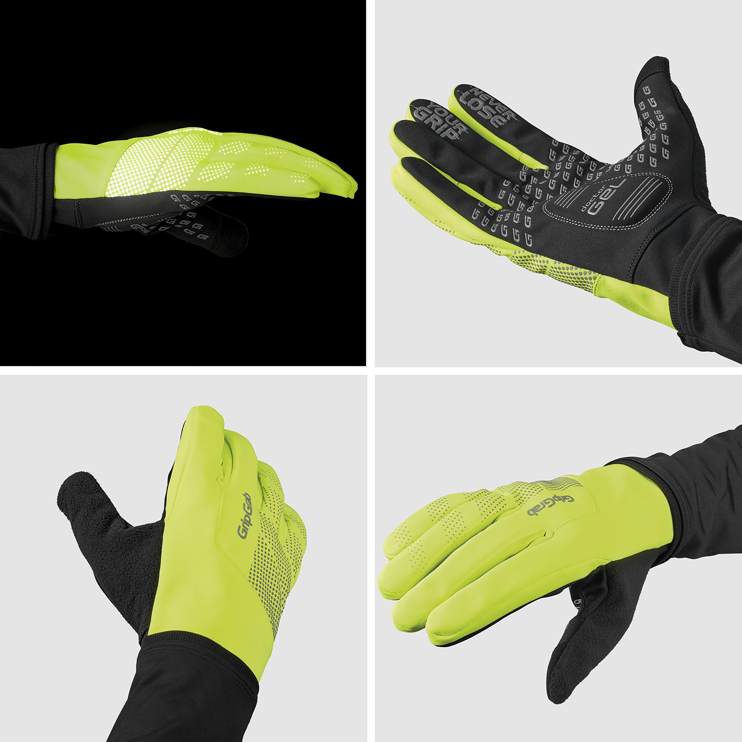 GripGrab Ride Windproof Spring Autumn Cycling Gloves Lightweight Thermal Winter Padded Full Finger Breathable Bicycle