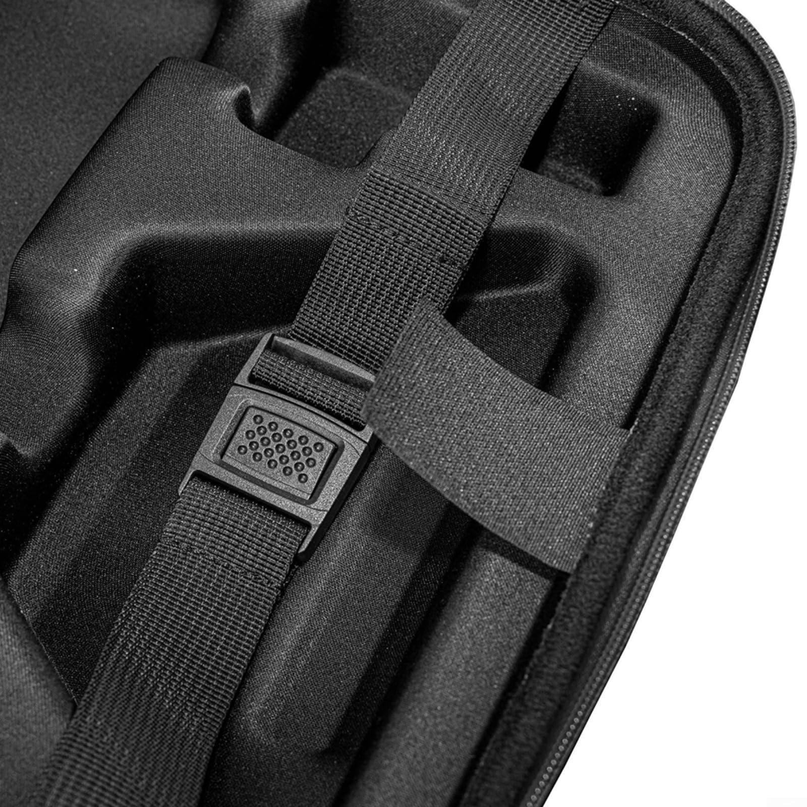 Funda protectora rígida para Mini, caja de almacenamiento de poliuretano EVA con correa para el hombro, organizador a prueba de golpes para antena parabólica y accesorios, negro