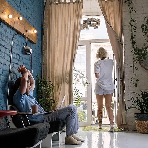 Miniatura 8 de Barra de seguridad para puerta, barra de seguridad para puerta, puerta corredera ajustable, topes de puerta de patio, barricada interior, bloqueo de