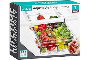 Sorbus Fridge Drawer Organizer