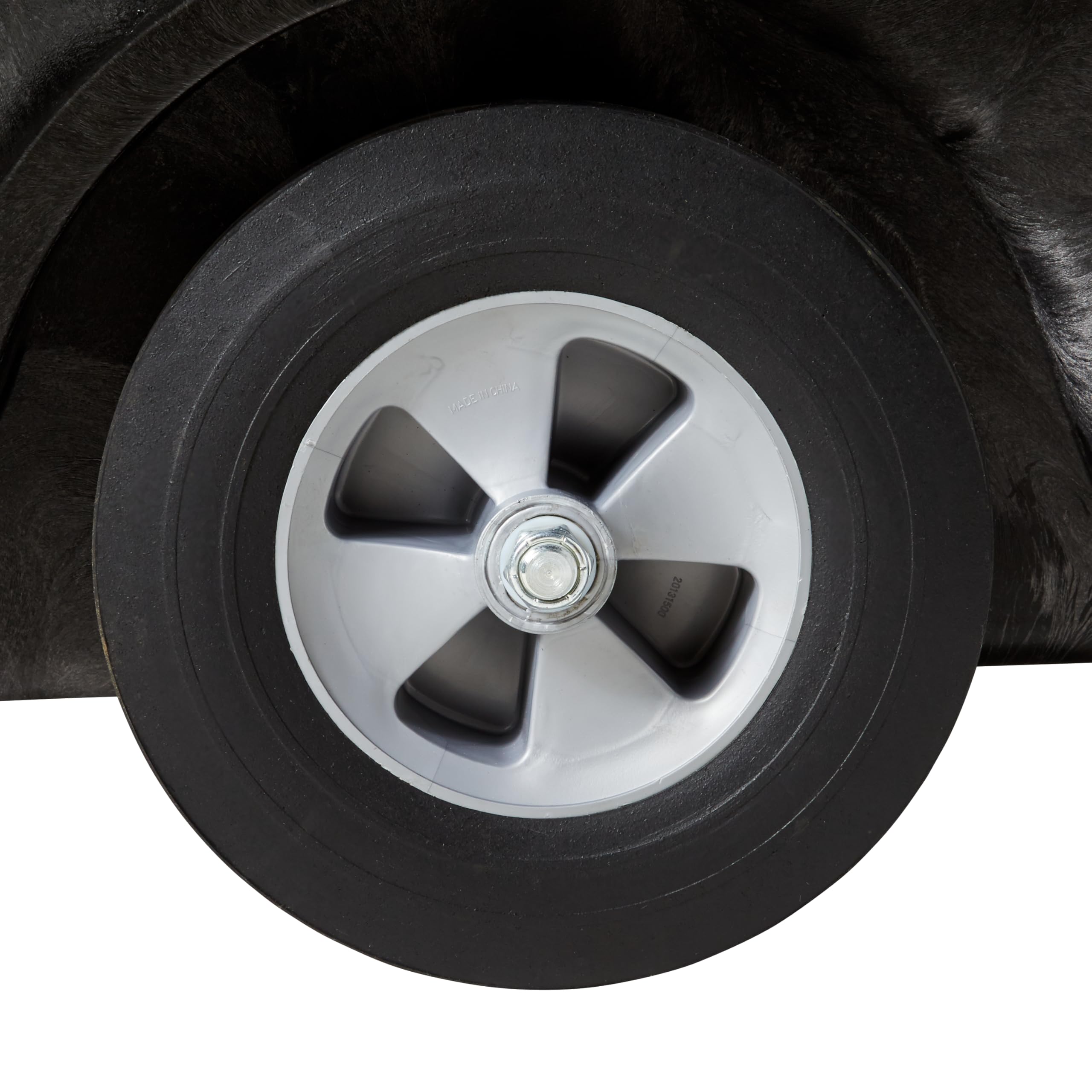 Rubbermaid Commercial Products Tilt Truck 0,58m³ Schwarz – Kippwagen für Abfall und Recycling mit 454 kg Traglast und Rollen, robuste Konstruktion für Lager Büro und Facility Management – FG101300BLA
