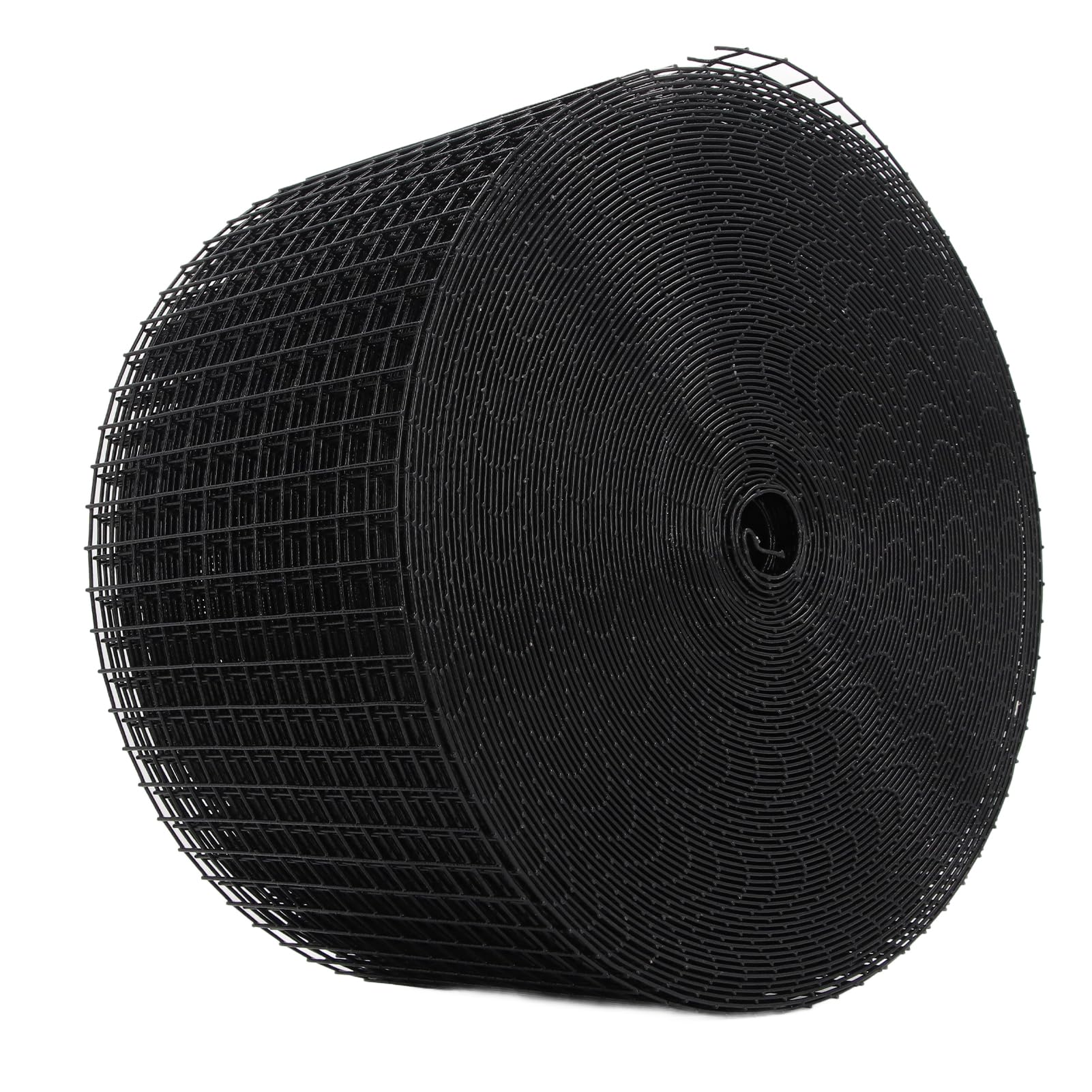Rete anti-uccelli per pannelli solari, rivestita in PVC nero antiruggine, lunga 30 metri (100 piedi), per la protezione di tetti e pannelli solari.