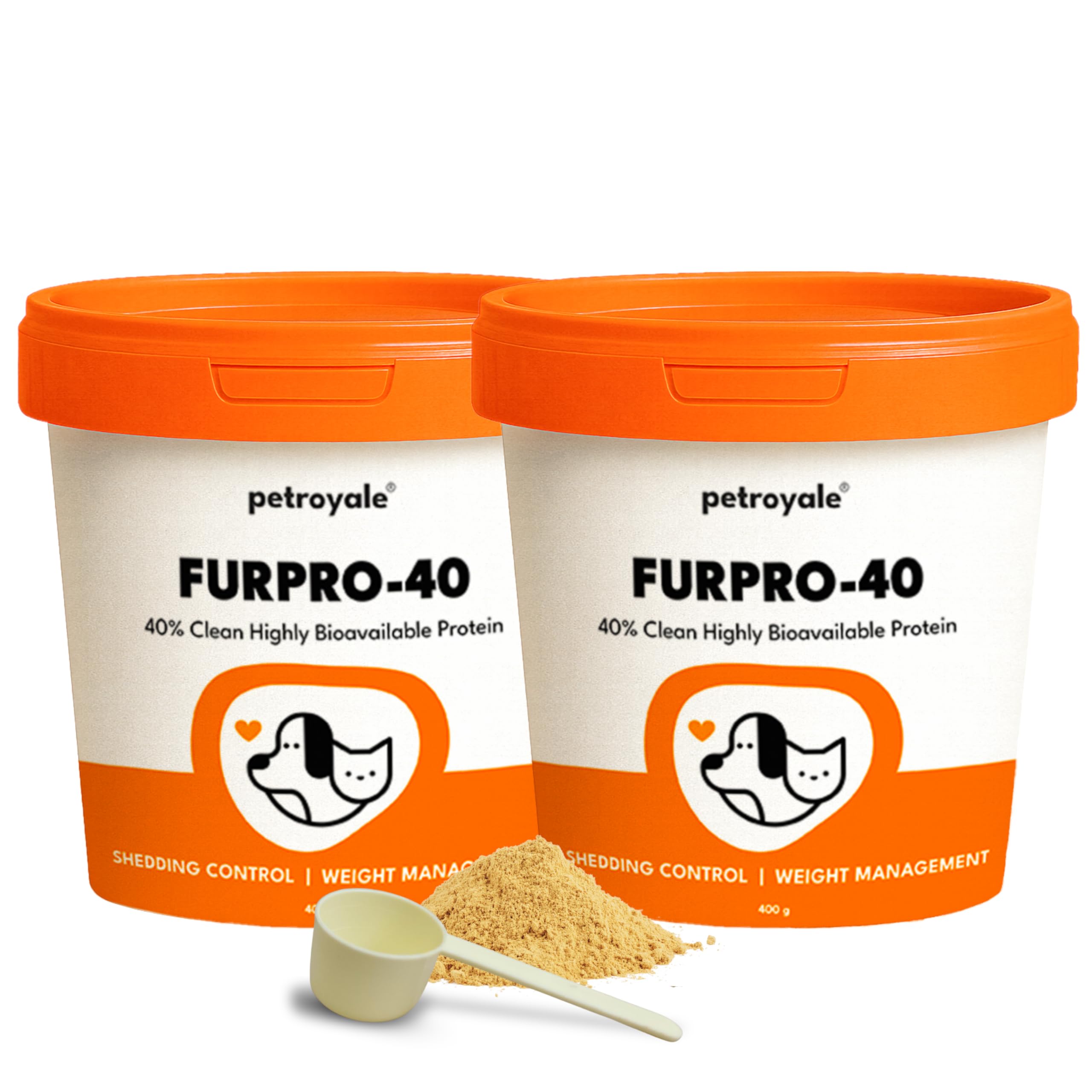 Petroyale Furpro-40 Protein Powder 400g + Pre & Probiotic Chews (30) Combo for Dogs | Skin & Coat, Hair Fall Control, Muscle Growth & Gut Health | Omega 3 6 9 | Fish Flavor — Amazon image 12