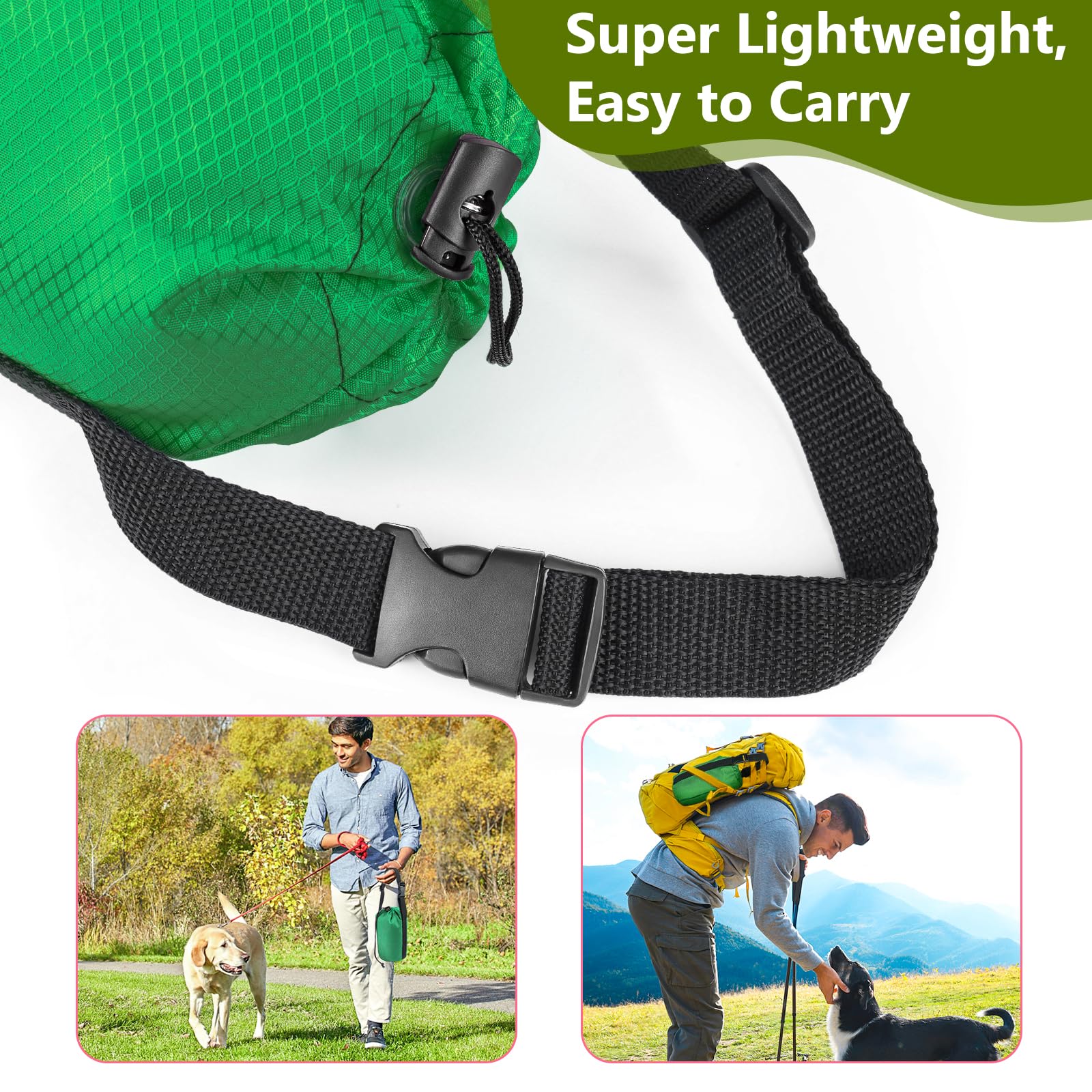 Tresbro Cuerda de cable de amarre para perros de hasta 300 libras, verde militar, 75 pies