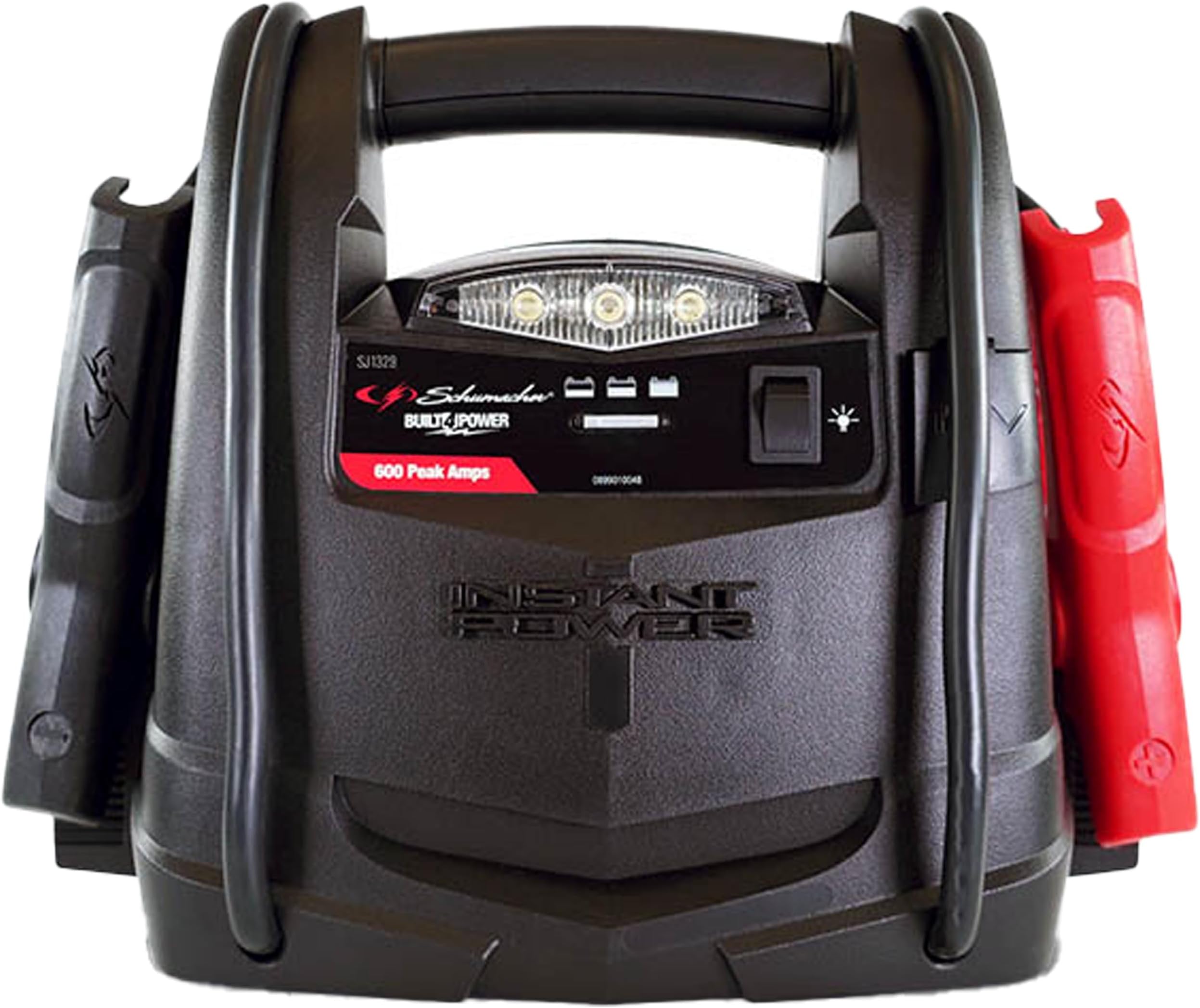 600A Car Battery Jump Starter and Portable Power Station, 3-in-1 Solution, 12V DC Outlet, for 12V Power Sport, Automotive, and Marine Batteries, SJ1329