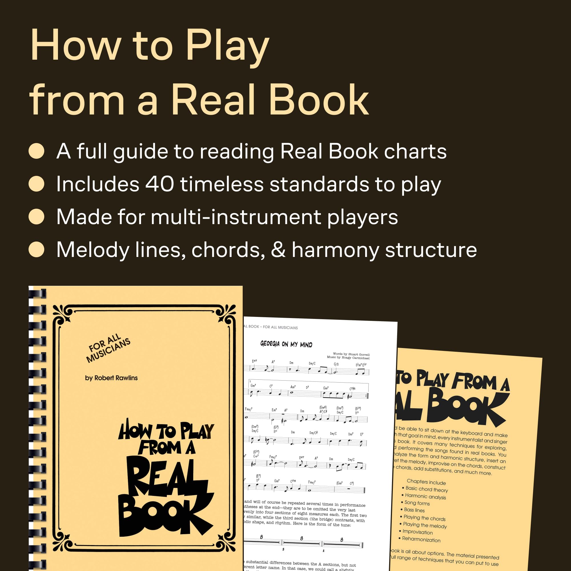 Robert rawlins : how to play from a real book - tous les instruments: For All Musicians