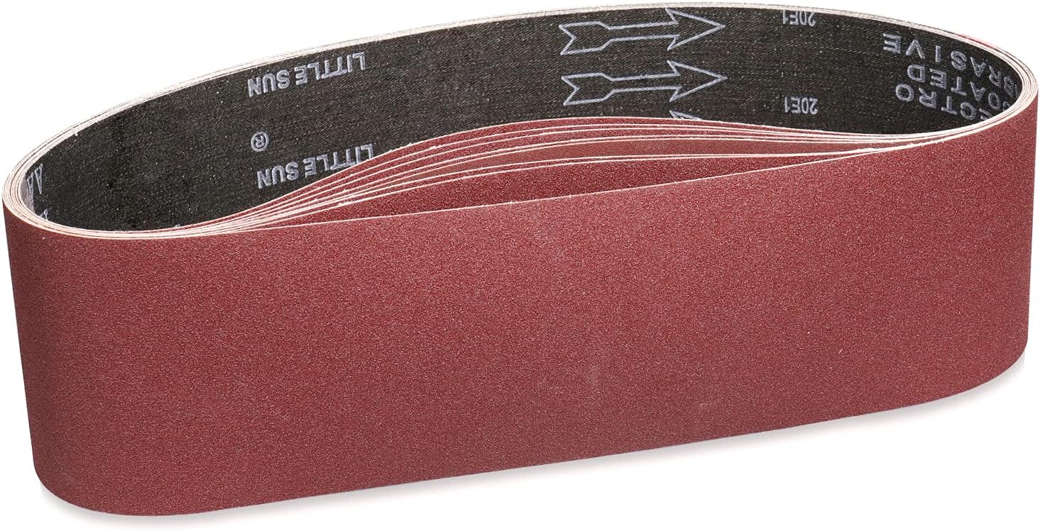 Sanding Belt 4 x 36 Inch,Belt Sander Belts 150 Grits,Best for Sanding Wood,Metal and Paint(8 Pack)
