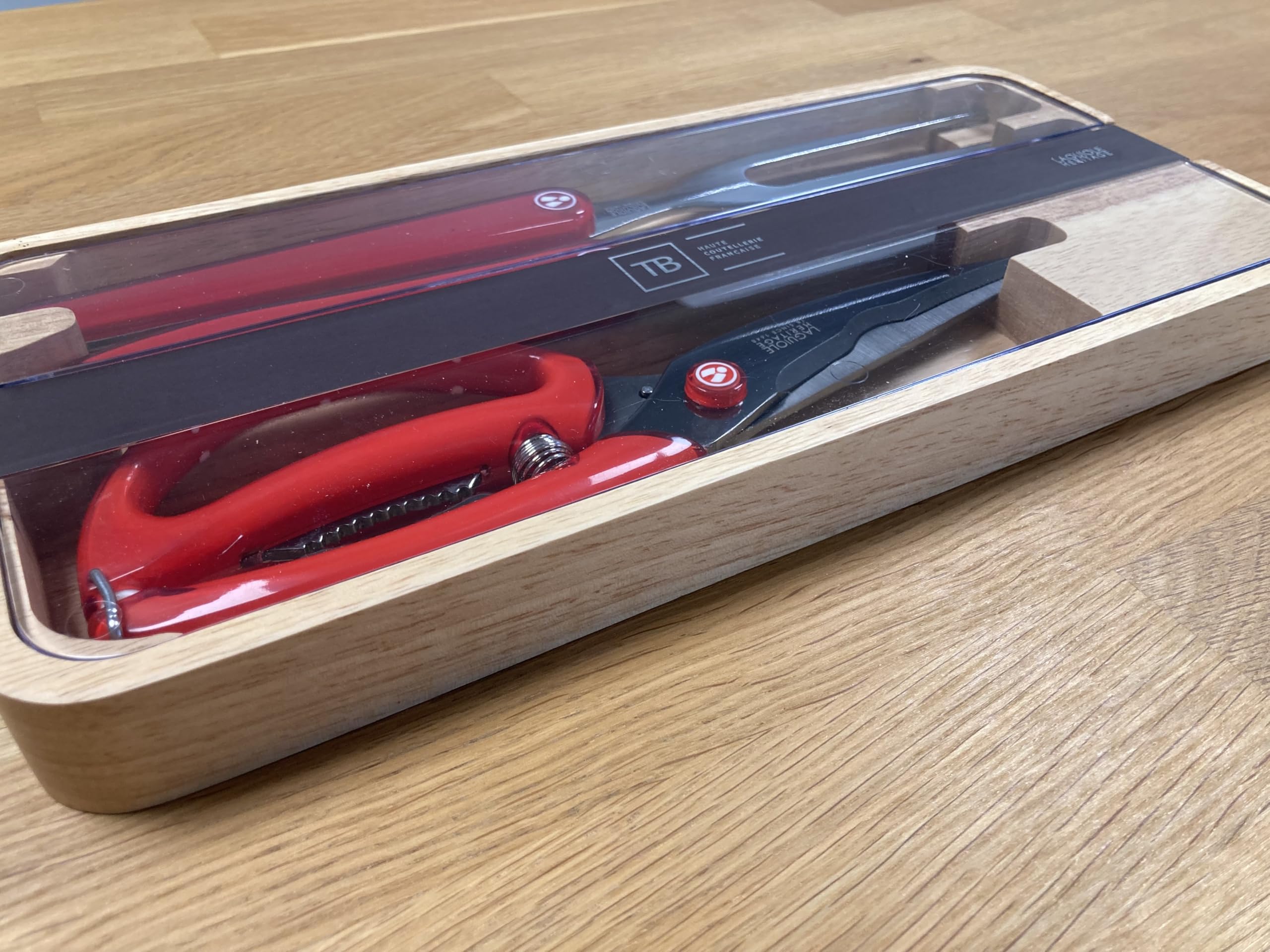 Coffret de service à découper - Collection Acidulé Rouge