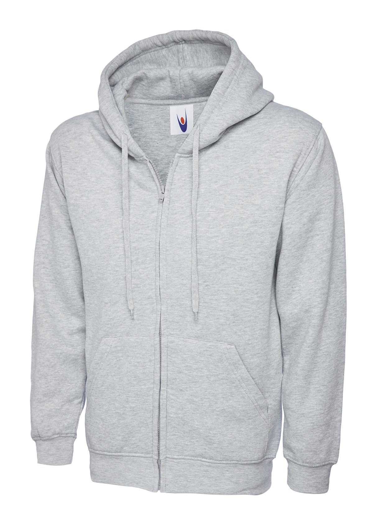 Uneek UC504 Adults Classic Full Zip Hoodie 300GSM Charcoal XL Colour: