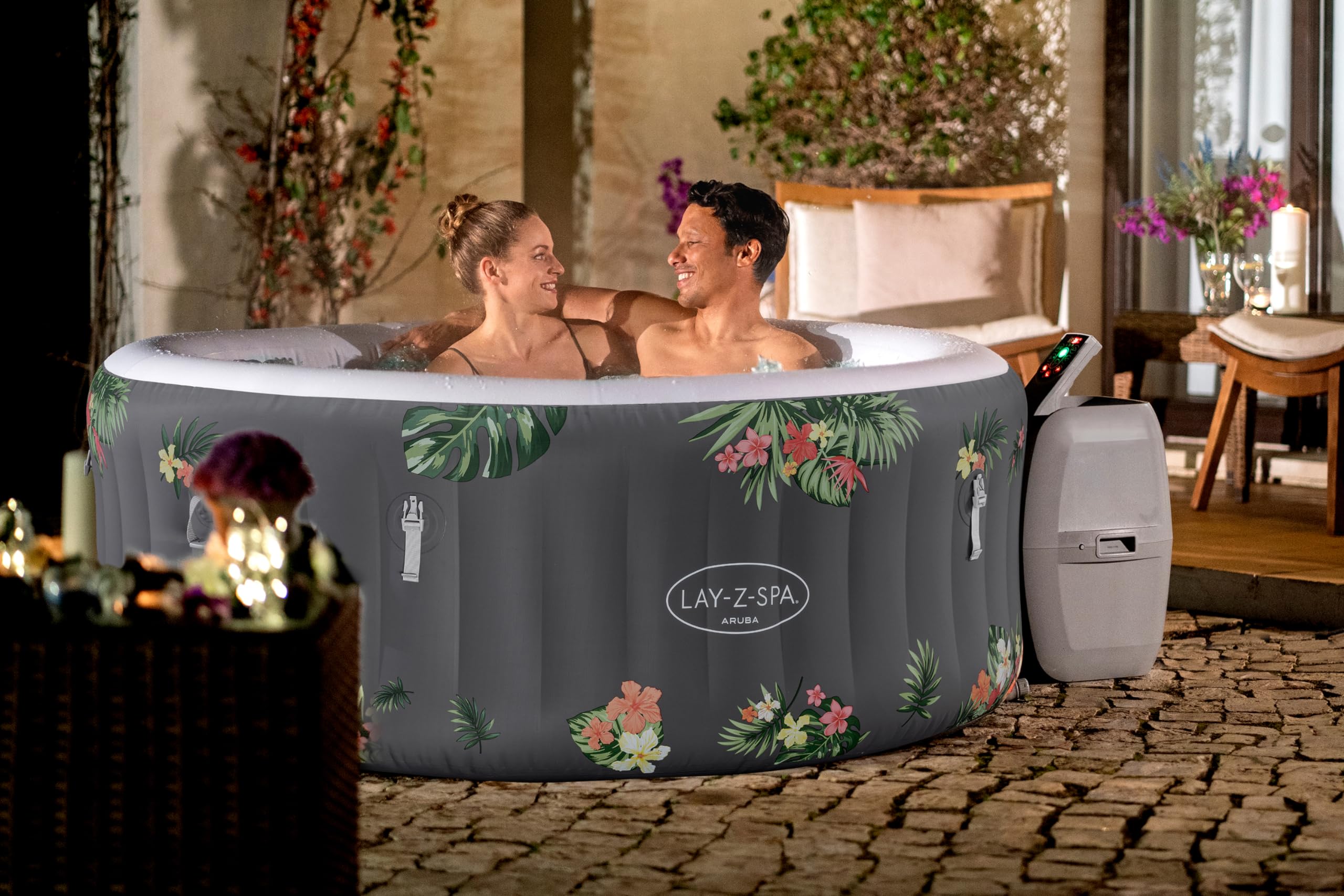 Bestway LAY-Z-SPA® Aruba Airjet™ 170 x 66 cm, 2-3 personnes