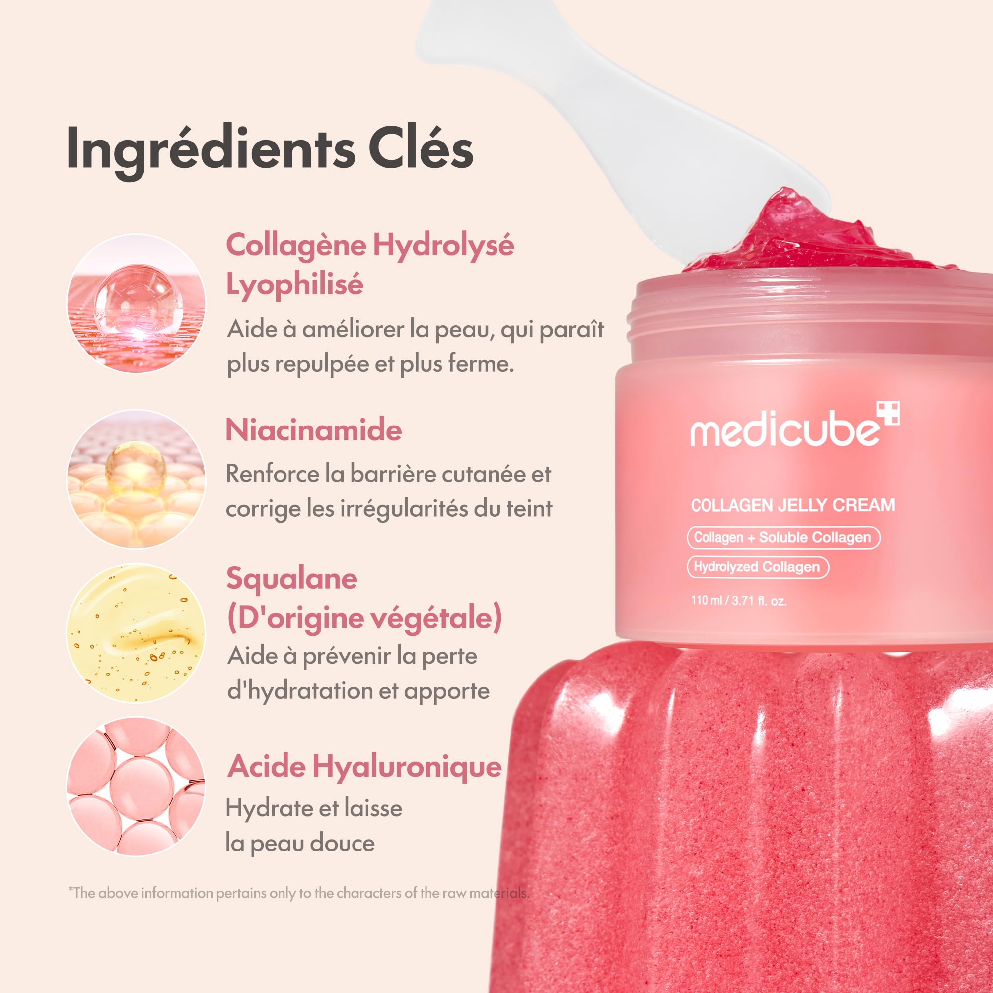 medicube Crema de Gelatina de Colágeno - Niacinamida y Colágeno Hidrolizado Liofilizado - Aumenta la hidratación de la barrera cutánea y proporciona 24h de Brillo y piel de aspecto más Firme | Regalo