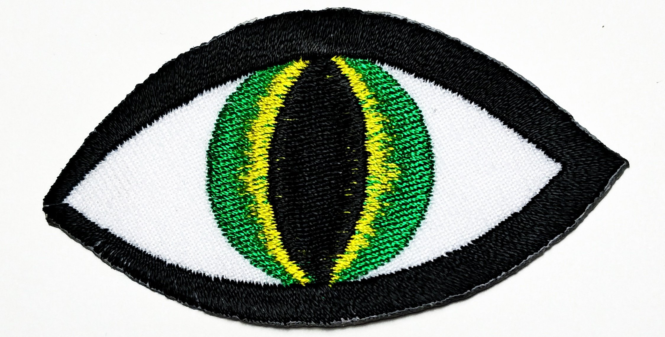 HHO Green Eye Eyeball Tattoo Eye Eyeball Tattoo Cartoon Patch Embroidered DIY Patches Cute Applique Sew Iron on Kids Craft Patch for Bags Jackets Jeans Clothes