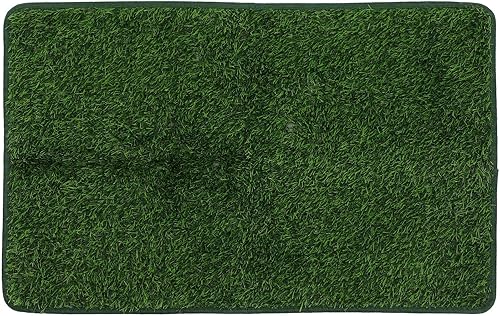 POPETPOP Almohadilla de hierba para perro, lavable, almohadillas para orina de perro, parche de césped artificial, alfombrilla de entrenamiento