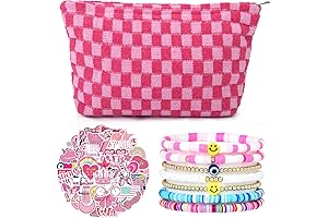 58 Pcs Preppy Style Checkered Make up Set For Teens