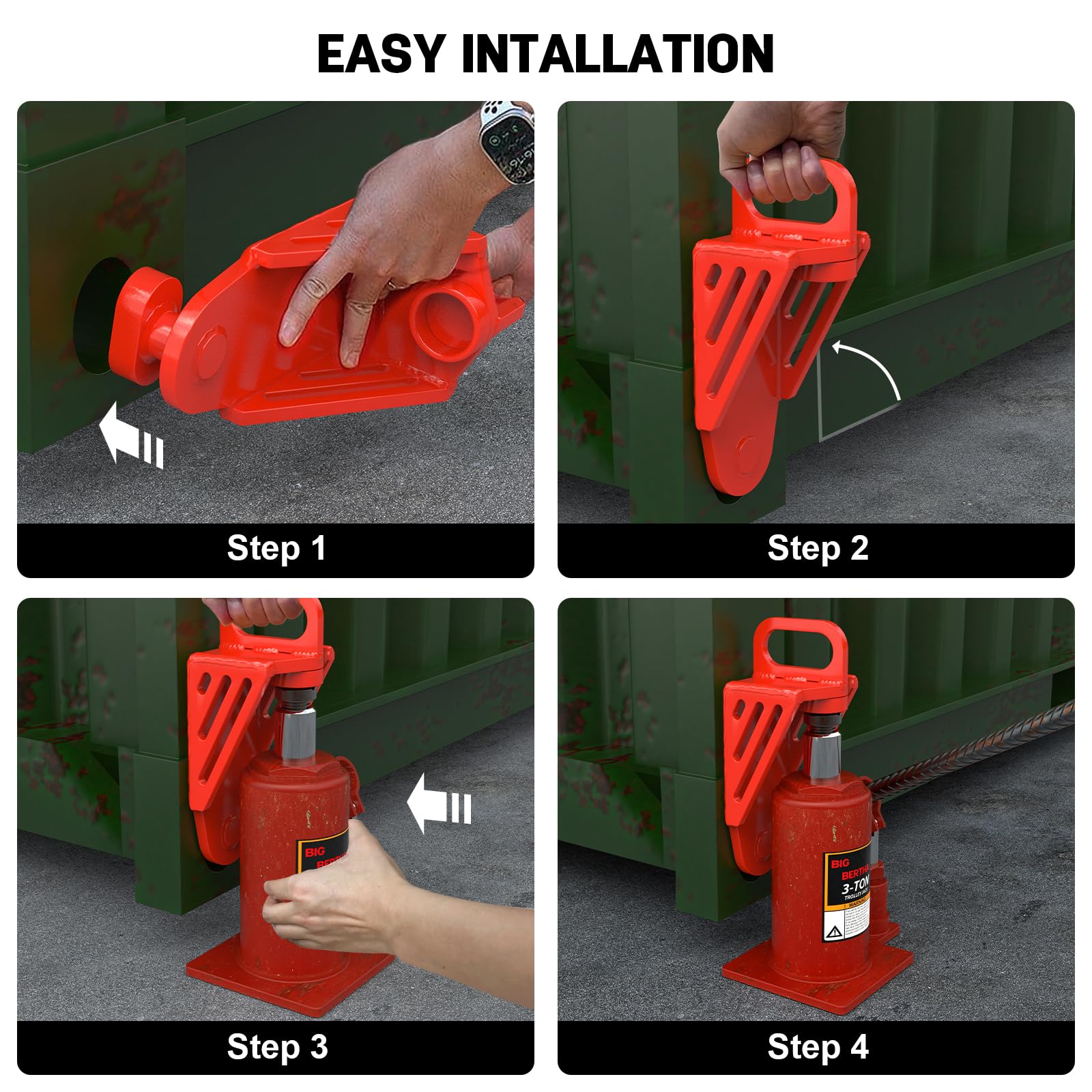 Snapklik.com : 2026 Upgraded Shipping Container Jack Lug, Heavy Duty ...