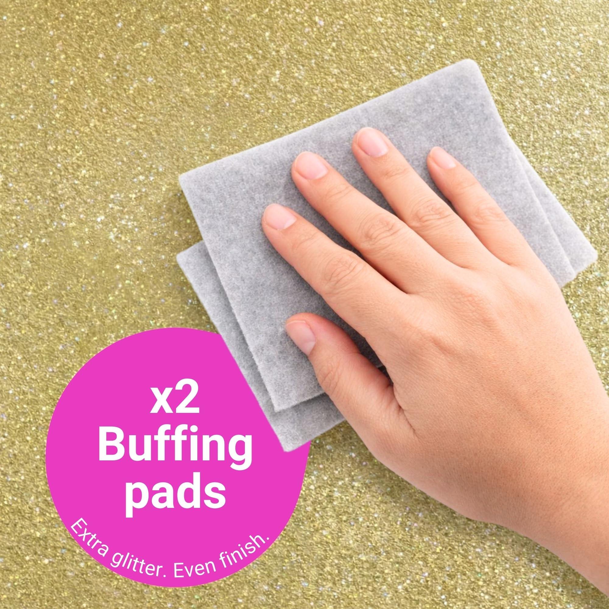 Champagne Gold Glitter Paint - Add Sparkle! -6