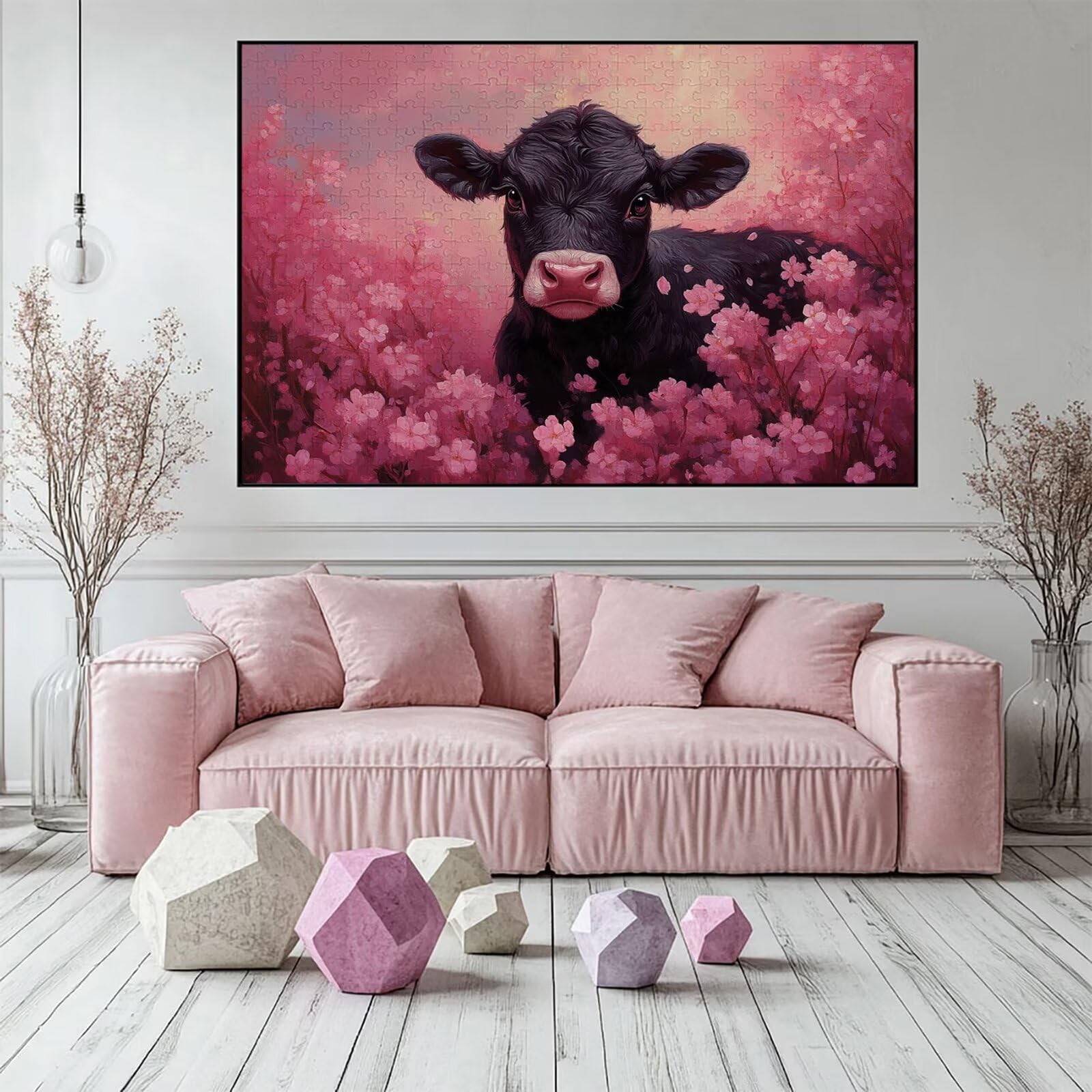 Puzzle 3000 elementów puzzle dla dorosłych wołowina 122 x 81 cm unikalne rzemiosło klasyczne 3D drewniana układanka do rodzinnych gier aktywnych, układanka do samodzielnego wykonania nawet do
