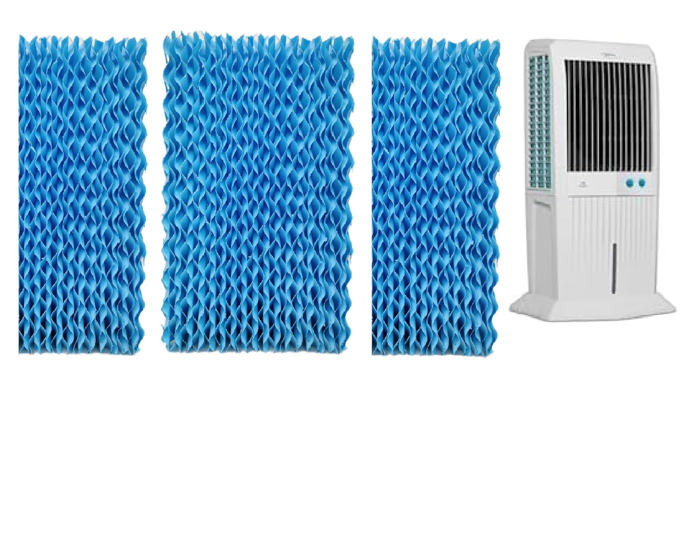 PrimeWave Honeycomb pad for Symphony Storm 70/100 Litre, Blue Set of 3