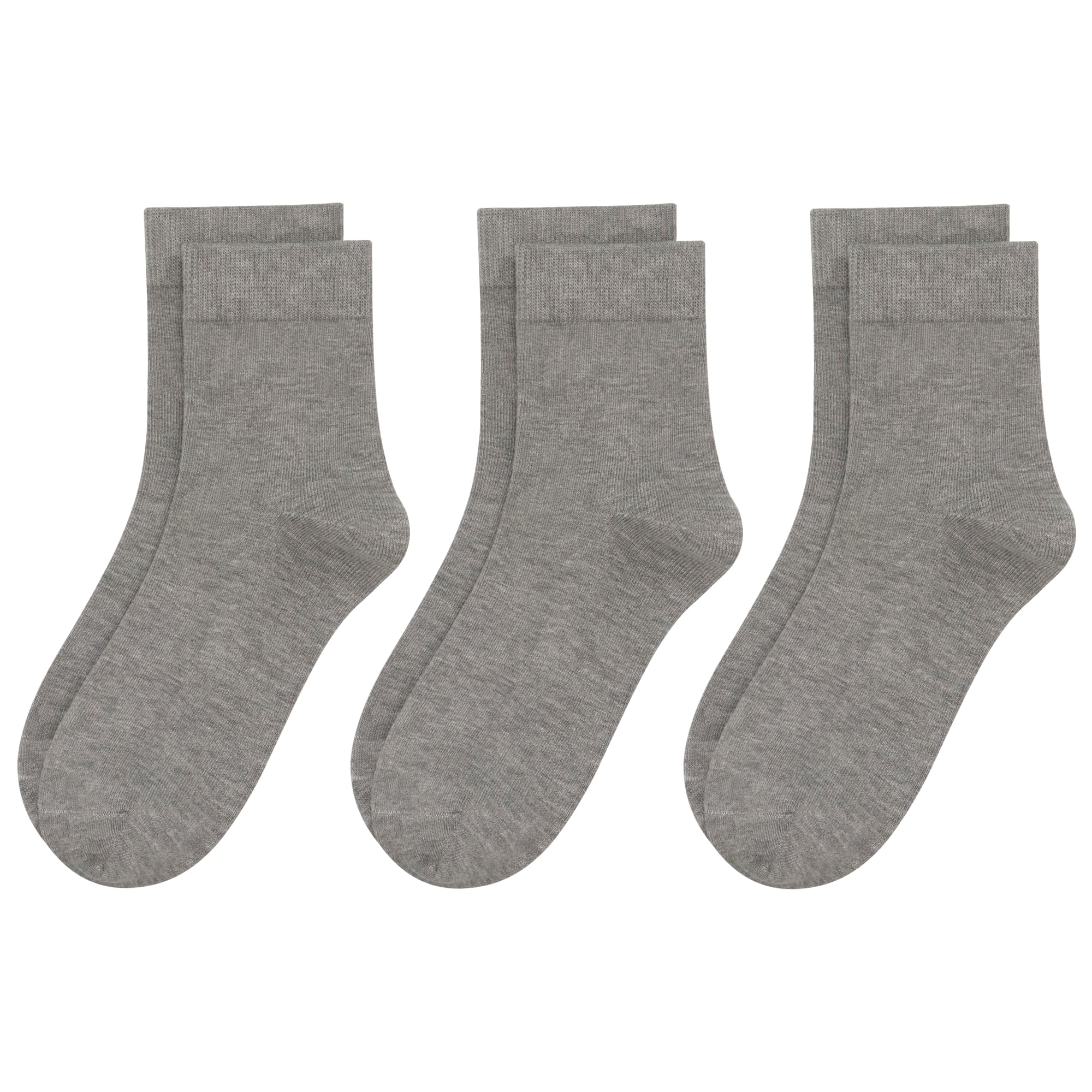 Womens Viscose Bamboo Crew Socks Thin Casual Ultra Soft Colorful Above Ankle Socks Breathable Comfortable 3/6 Pairs
