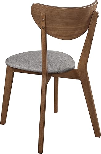 Miniatura 8 de Coaster Home Furnishings - Alfredo - Sillas auxiliares de comedor modernas de mediados de siglo - Asientos acolchados tapizados con respaldo de