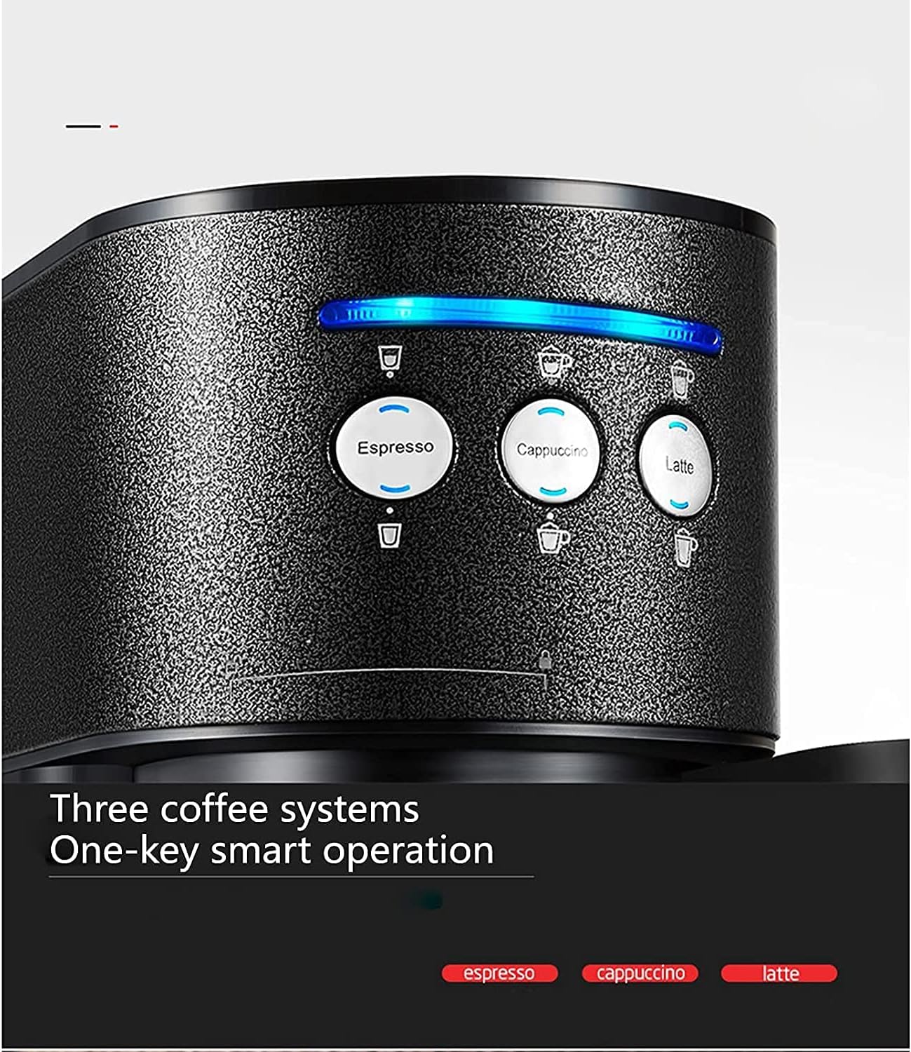 Coffee Machine Semi-Automatic Multifunctional Espresso Machine Milk Froth Machine Small Household Capsule Coffee Machine,