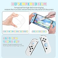 Vista 4 de HYPERCASE Switch OLED Carrying Case (Blue Fish)