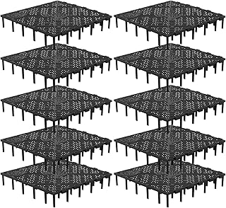 balacoo 20pcs PVC Filter Plate PVC Fish Tank Filter Plate Undergravel Filter 55 Gallon Aquarium Stand Aquarium Filter Aquarium Accessories Strainer Bottom Filter Plate Magnetic Equipment