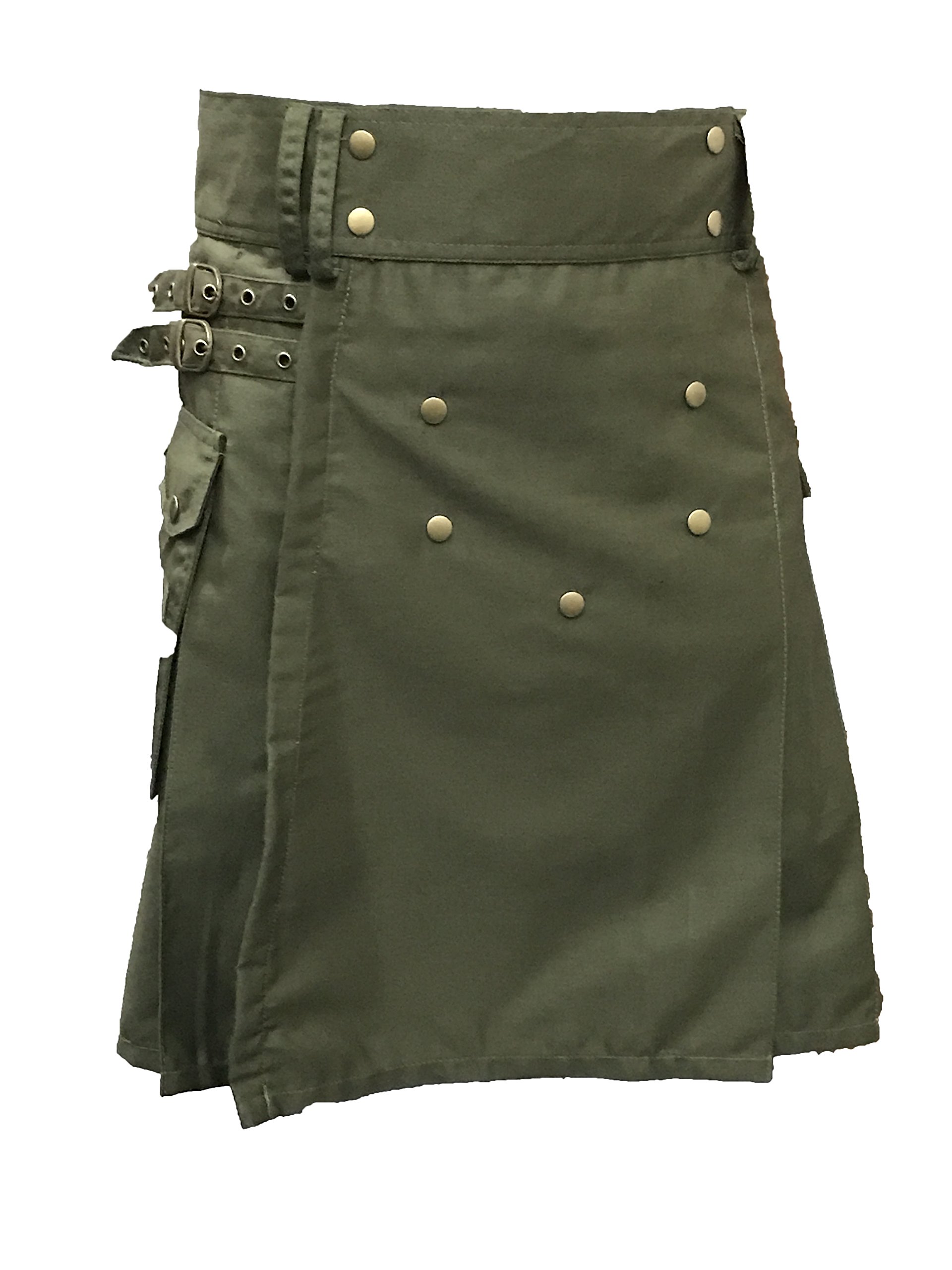 Buy McWilliams KILTS FOR MEN, ACTIVE MEN'S DELUXE OLIVE GREEN SPORT