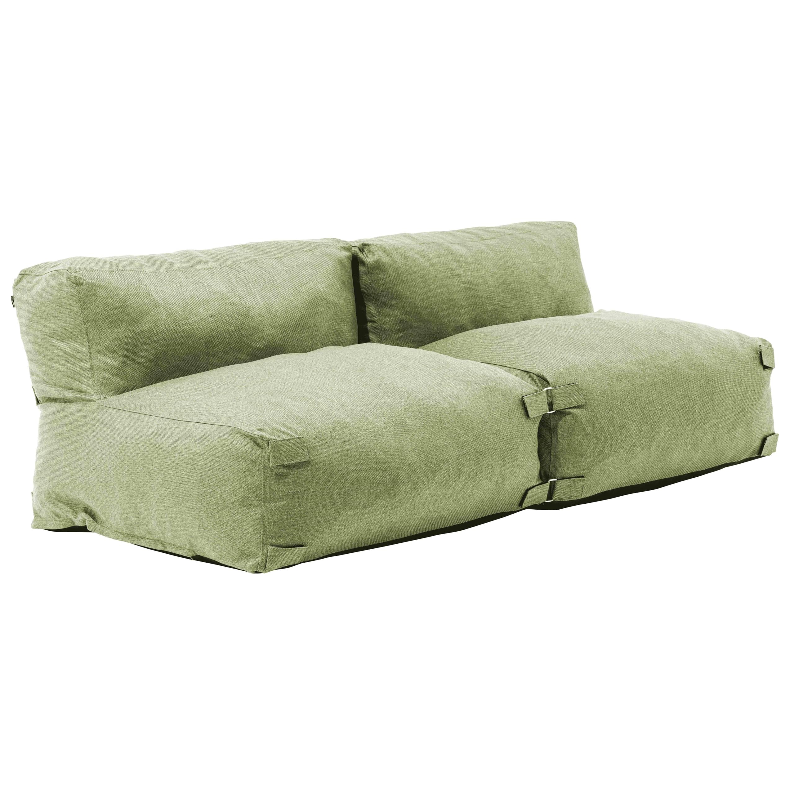 Oviala Salon de Jardin modulable 2 Places Vert Cactus - Mixi
