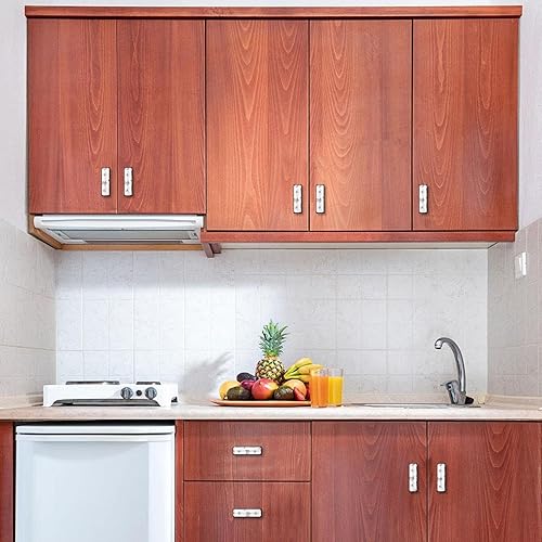 Miniatura 5 de Perillas decorativas rectangulares para armario de cocina, cajones de armario, cómoda, 4 unidades, elefantes y mariposas