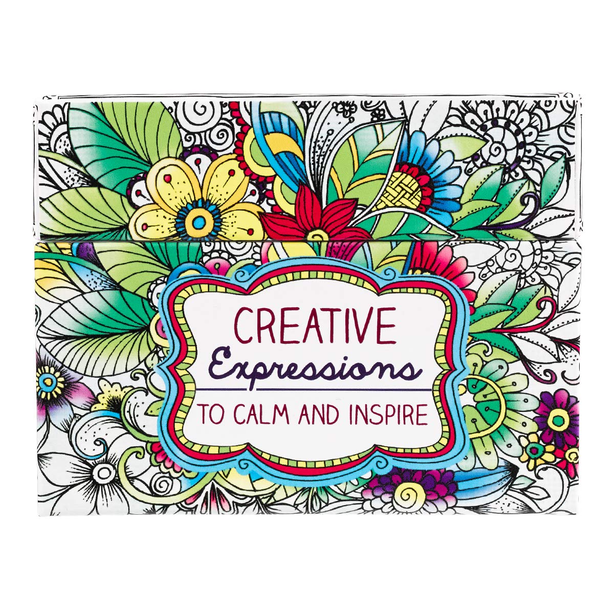 Creative Expressions to Calm and Inspire: Cards to Color and Share