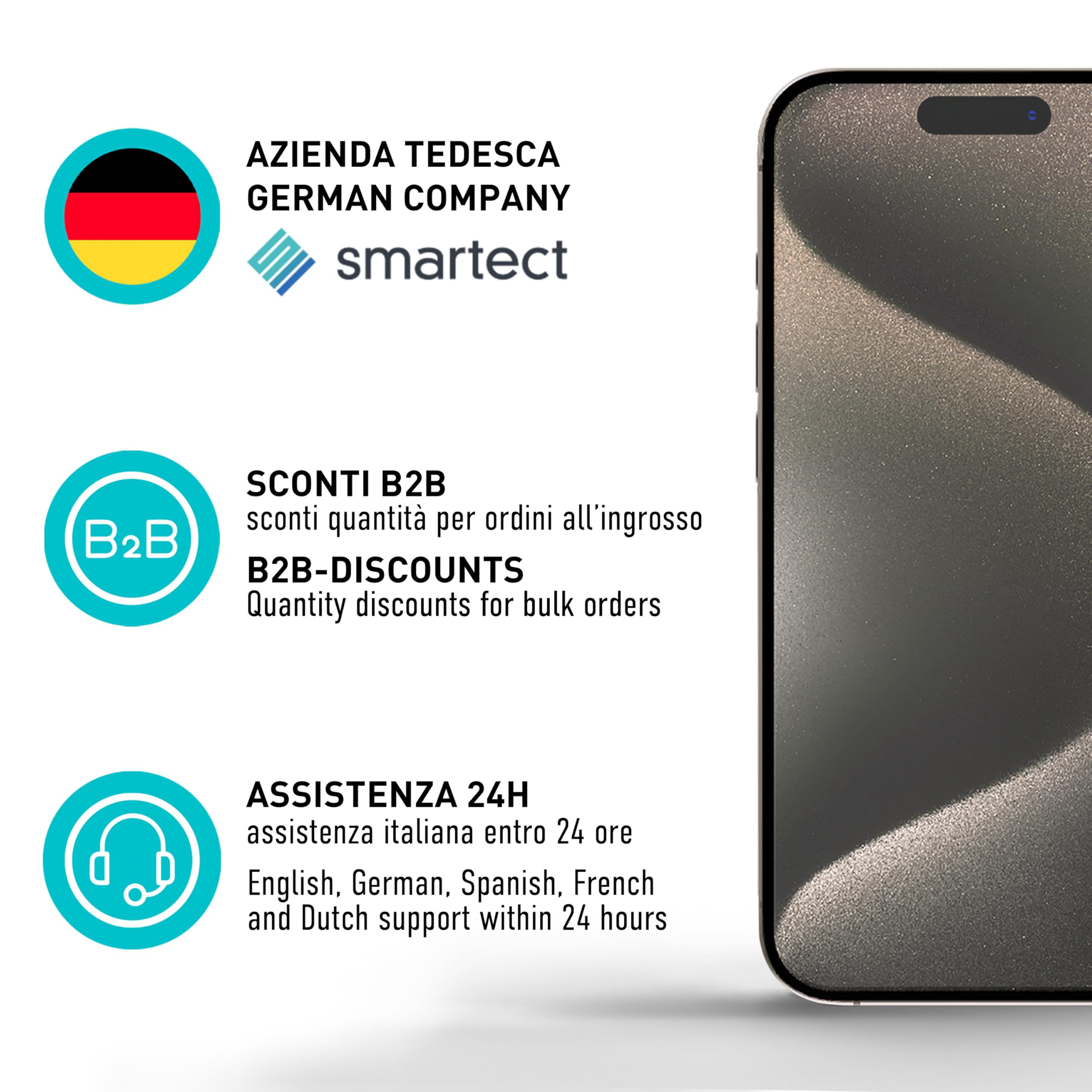 smartect Vetro Temperato [2 Pezzi, Clear] compatibile con Lenovo Tab M11 2024, Pellicola Protettiva HD Anti Graffio, Senza Bolle, Durezza 9H, 0.3mm Ultra Trasparente, Ultra Resistente