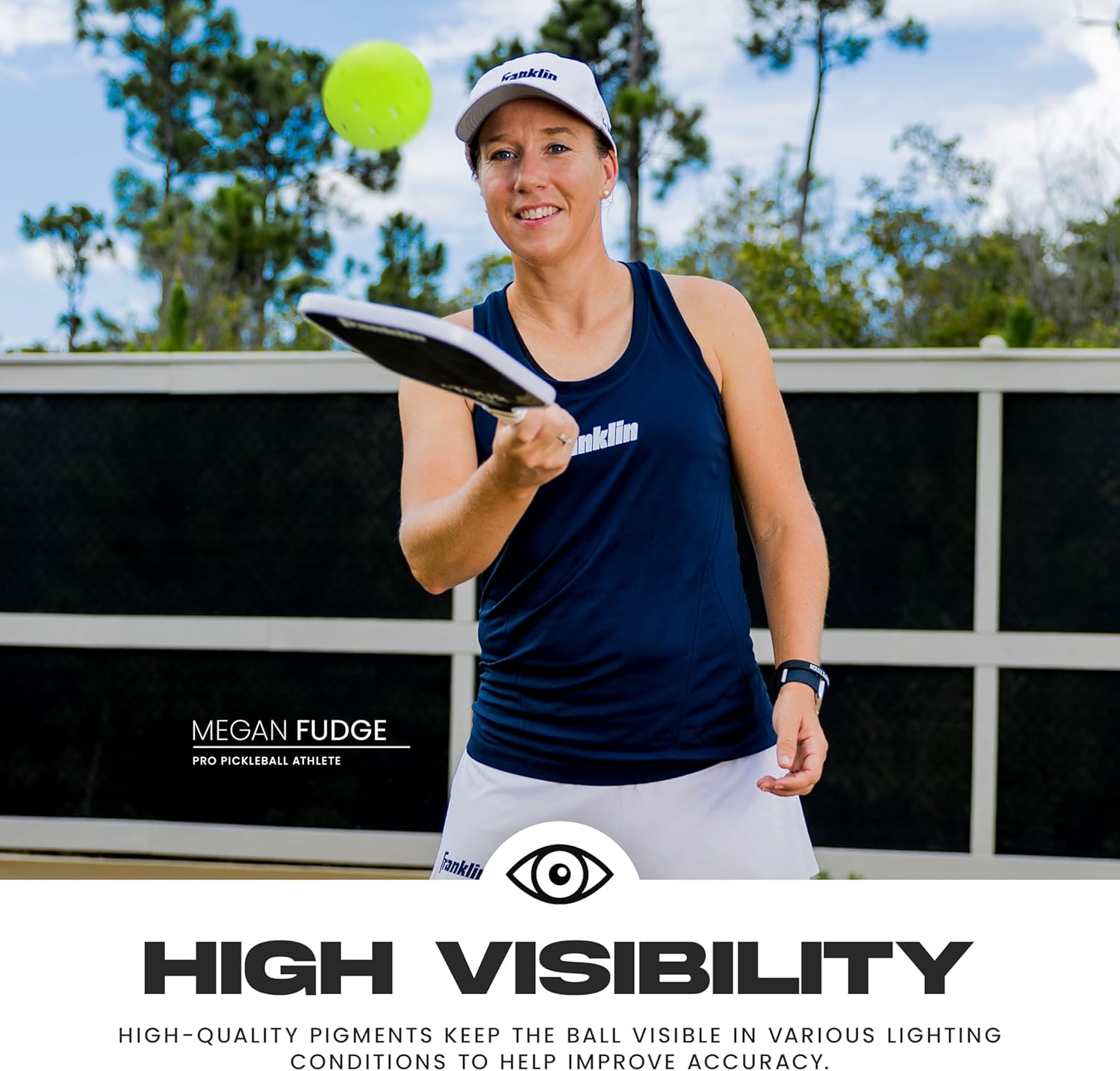 Franklin Sports Max Grit Textured Pickleballs - Indoor + Outdoor Extra Grip Training Pickleballs for Instant Spin + Control - 3 Pack - Yellow - Image 5