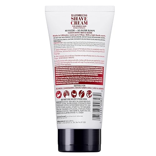 Miniatura 12 de Softsheen-Carson Magic razorless Crema Afeitado – Fuerza extra para Barbas grueso, 6 oz