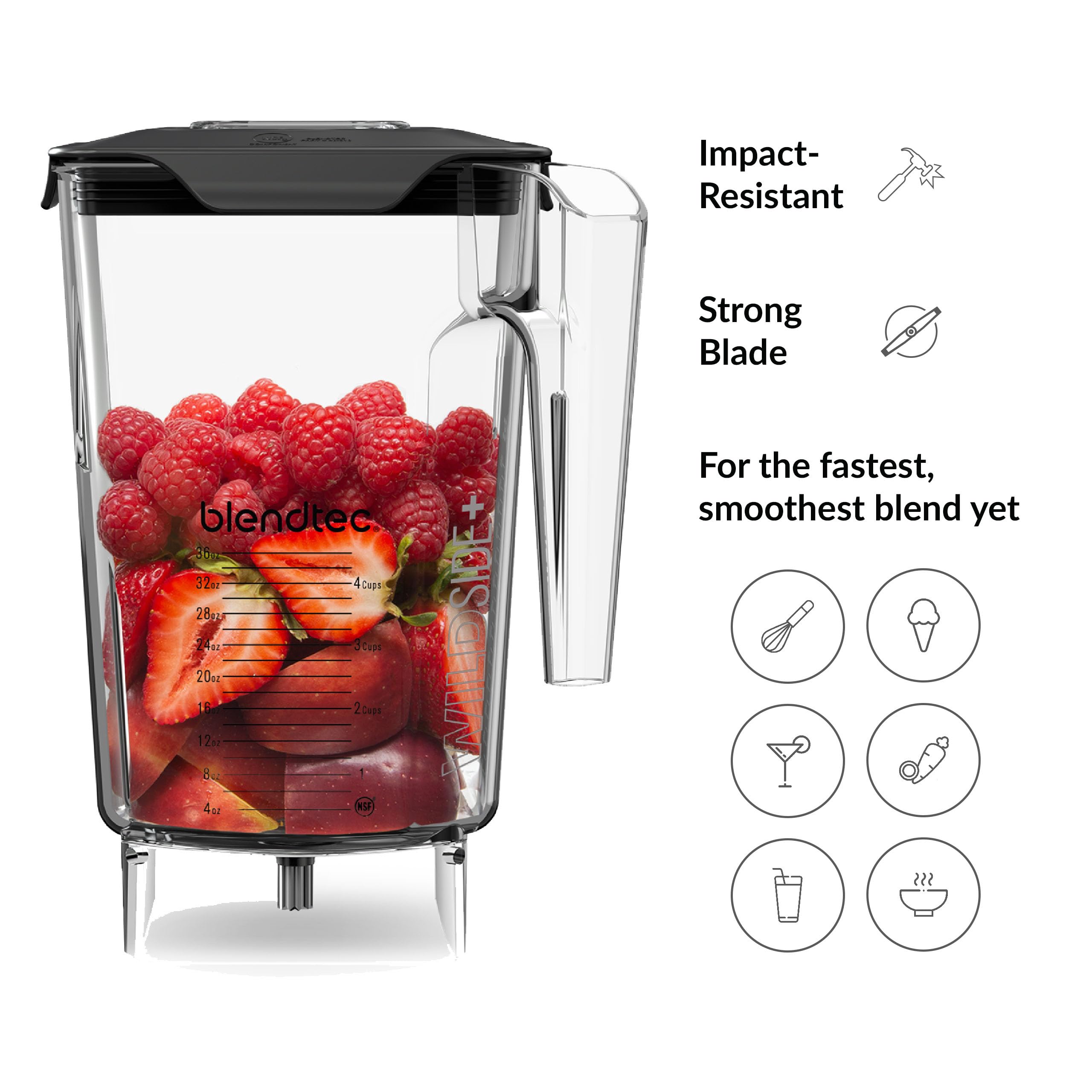 Amazon.co.jp: Blendtec WildSide Plus Single Jar : Home & Kitchen
