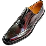 GAUDINO Brown Leather 10 D Men's Dress Wingtip Brogue Welted Loafers (Salvatore