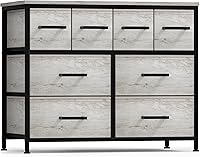 Vista 20 de Sorbus Cómoda con 8 cajones - Mueble para almacenar ropa para niño, para dormitorio, pasillo, clóset, oficina – Marco de acero, parte superior