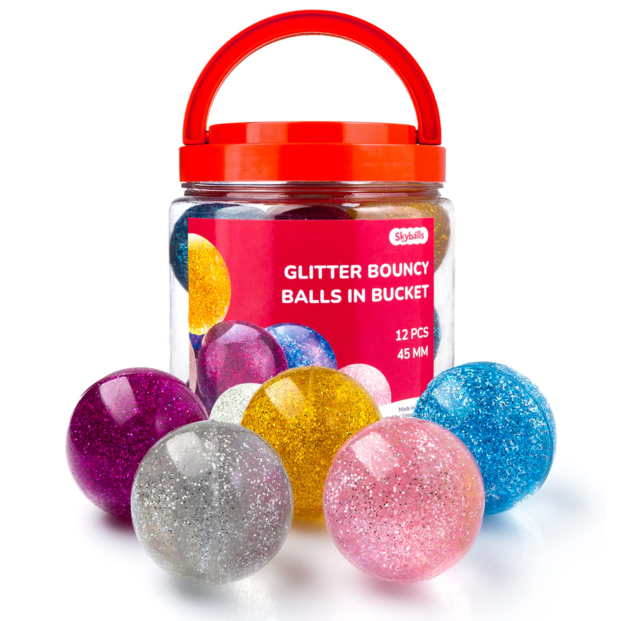 Buy EntervendingBouncy Balls Party Favors 45mm Bouncing Balls
