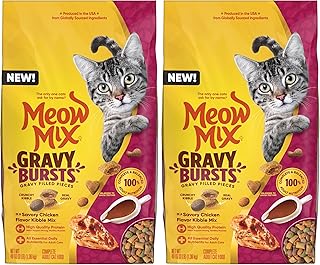 Meow Cat Food with Gravy Bursts