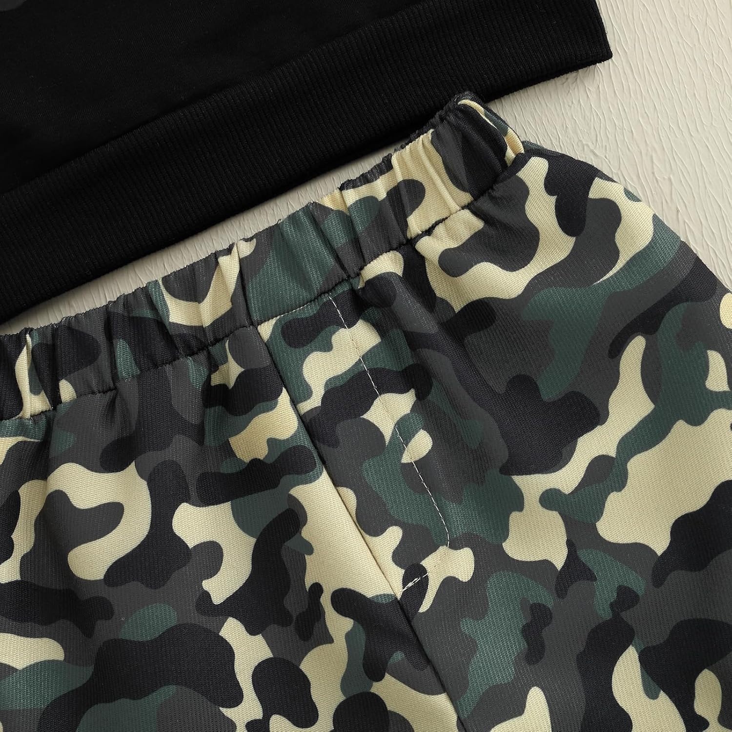 WZTYYDS Toddler Kids Baby Boy Fall Clothes 2T 3T 4T 5T 6T Letter Print Long Sleeve Tops Camouflage Pants Winter Outfits - Image 6