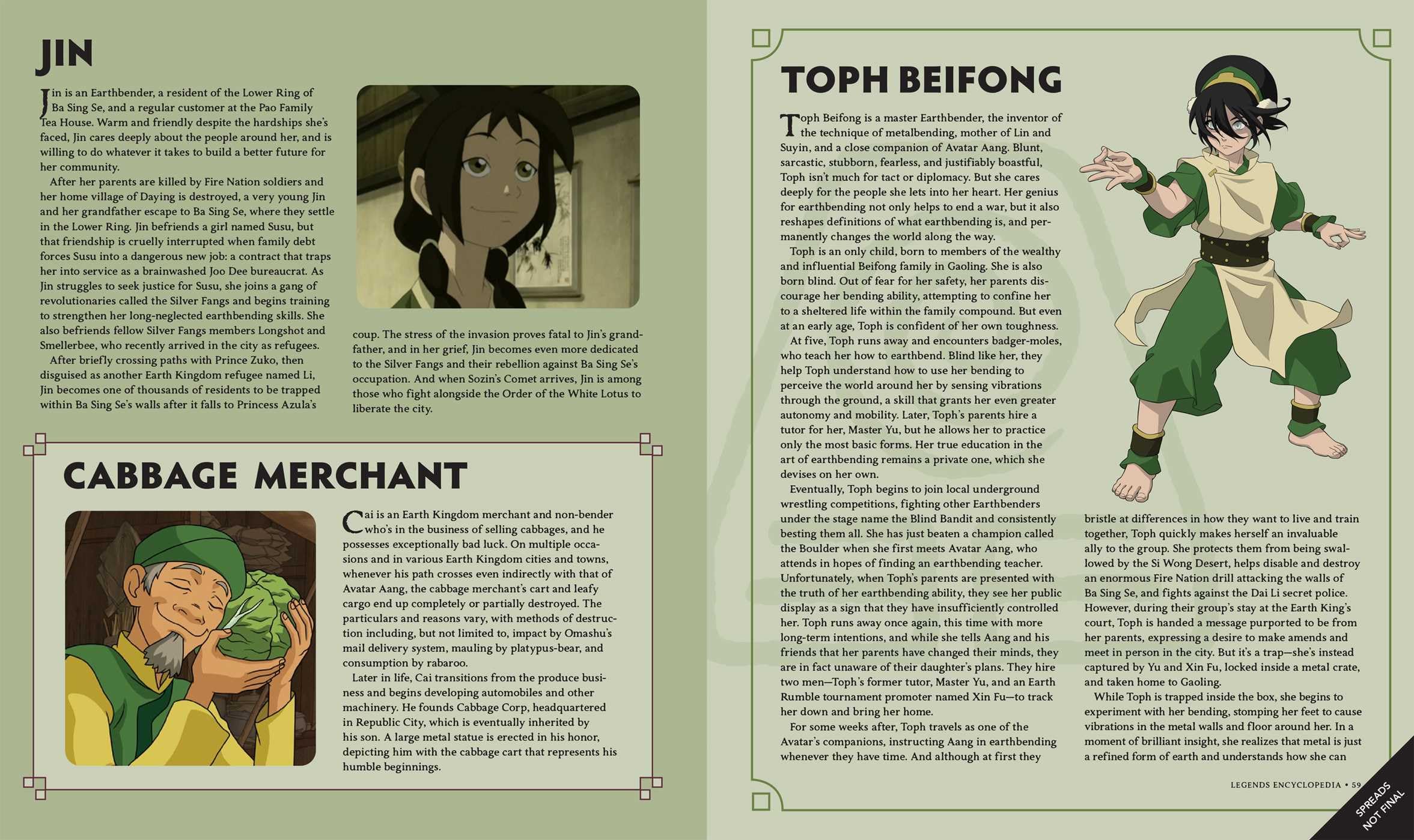Avatar Legends: the Official Character Encyclopedia