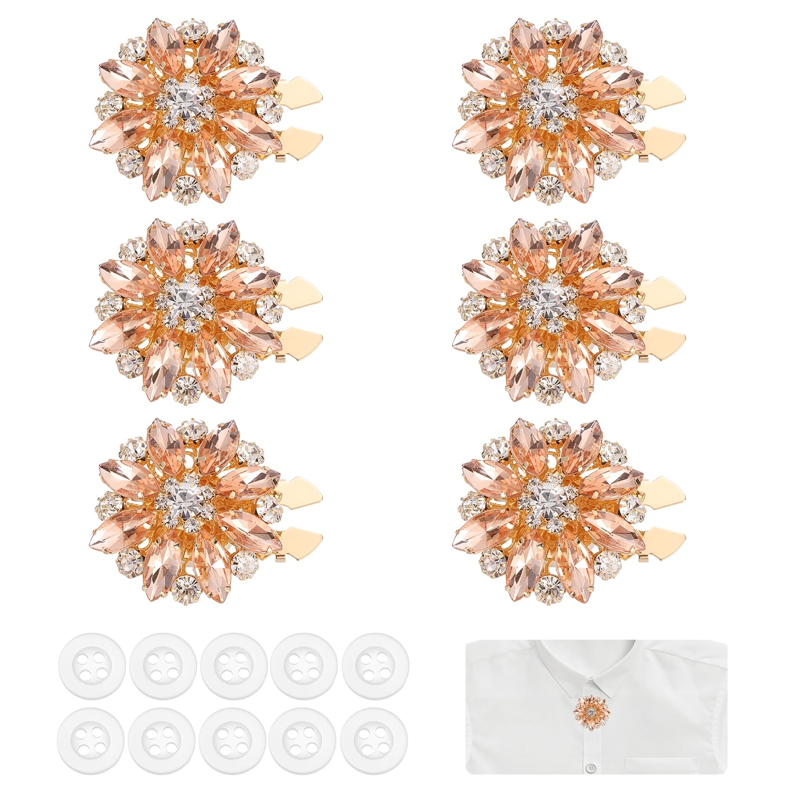 Boutons strass décoratifs PATIKIL parfaits pour vos tenues de soirée