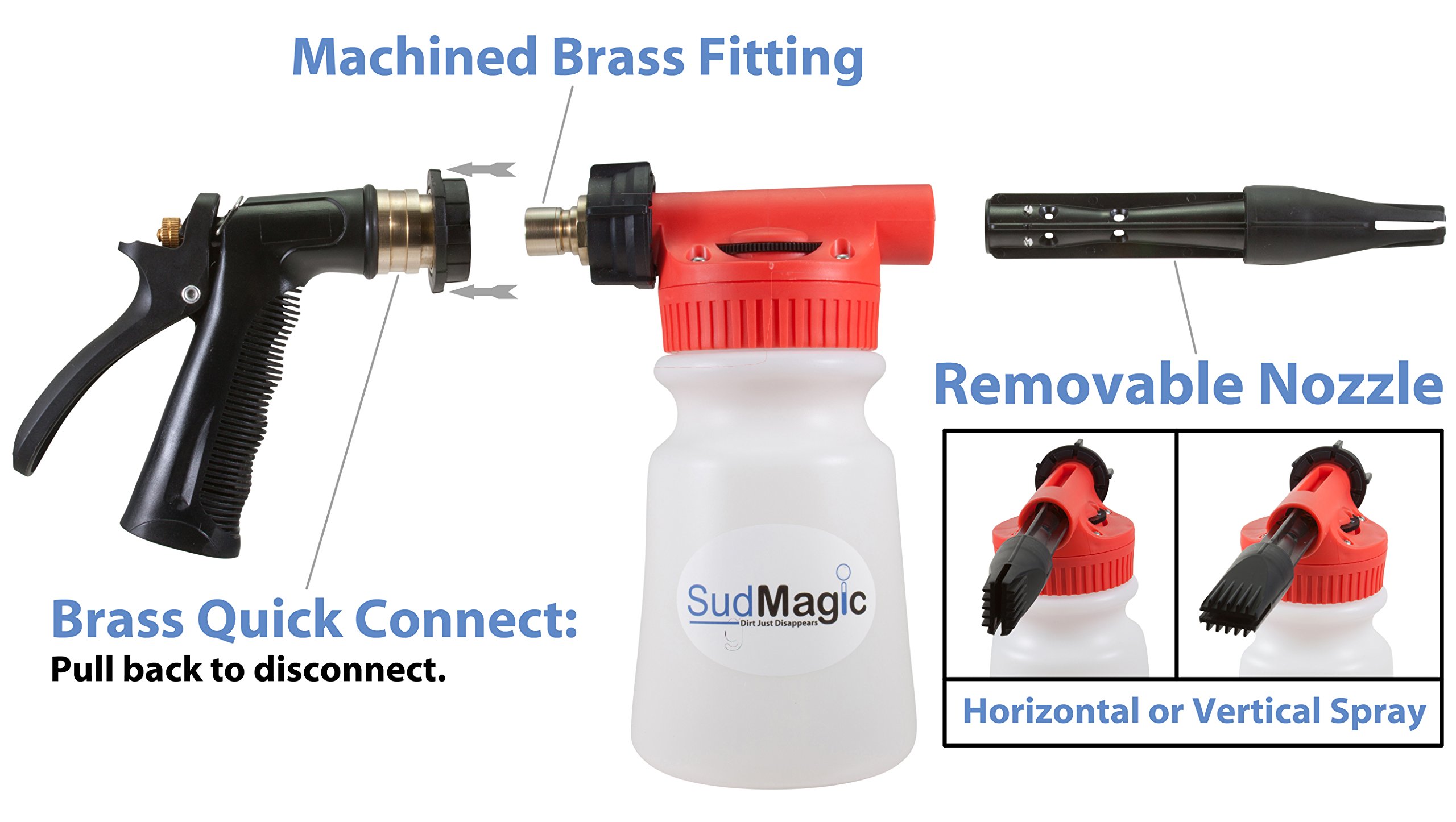 SudMagic Car Wash Foam Gun Deluxe Foamer Buy Online in UAE at desertcart