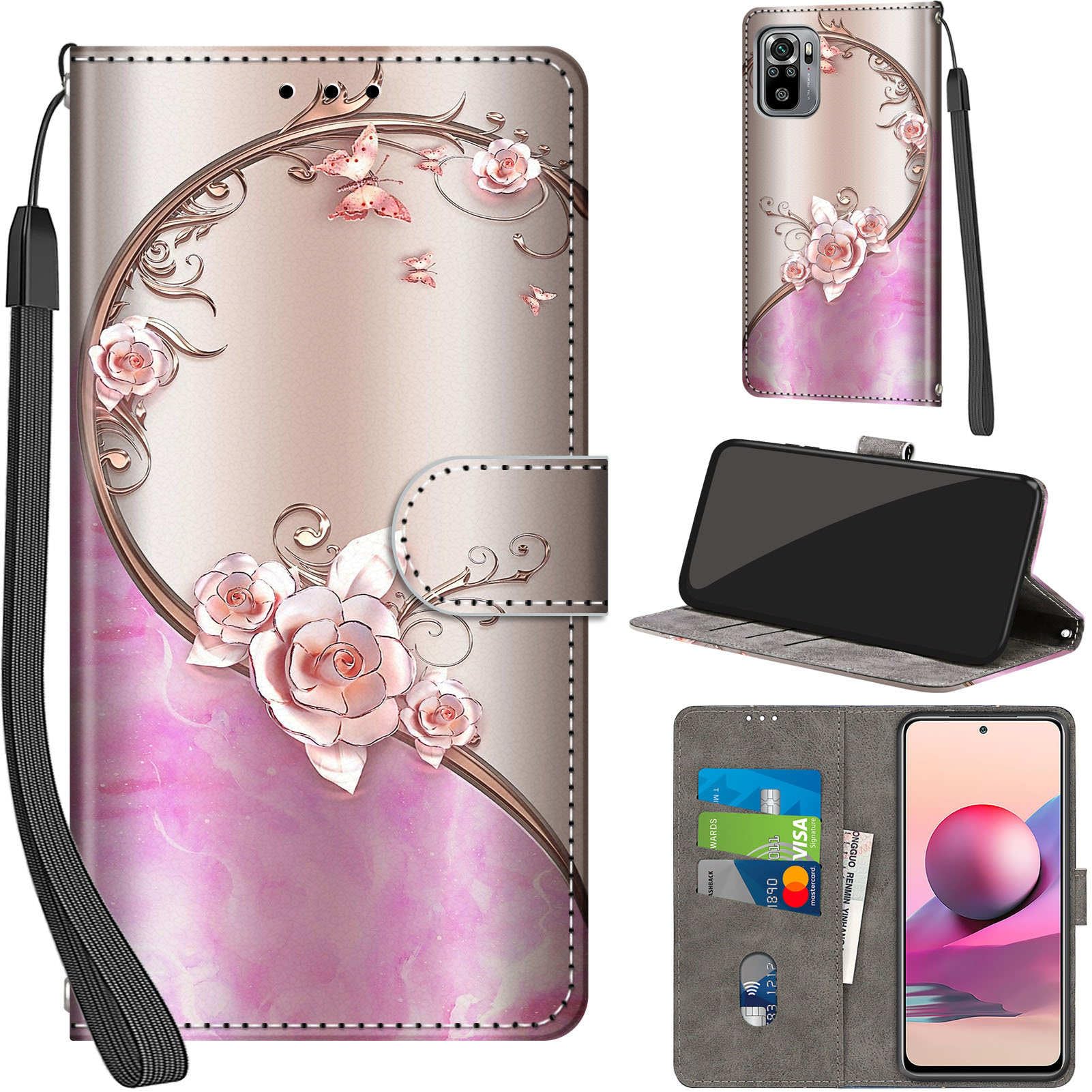 Custodia Protettiva Sottile Custodia Redmi Note 9 Pro Custodia A Libro In Pelle PU Per Xiaomi Redmi Note 9 PRO/9S/9 PRO Max, Con Tasche Per Carte E Chiusura Magnetica Custodia Stand Multifunzione