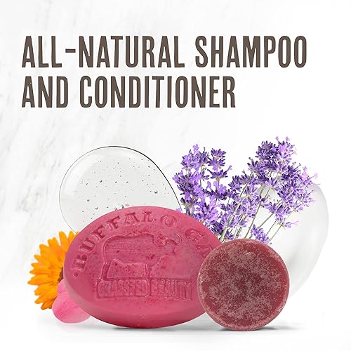 Miniatura 3 de MSM Barra de champú + barra de acondicionador de cabello hialurónico, champú y acondicionador de barra sólida para el crecimiento del cabello, sin