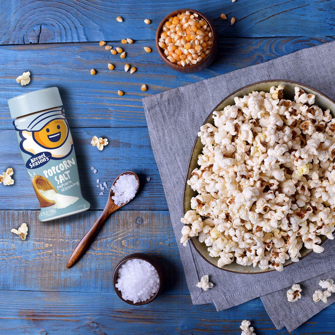 Popcorn Seasoning, Salt, 3.75 Ounce (Pack of 6) : Flavored Salt : Grocery & Gourmet Food