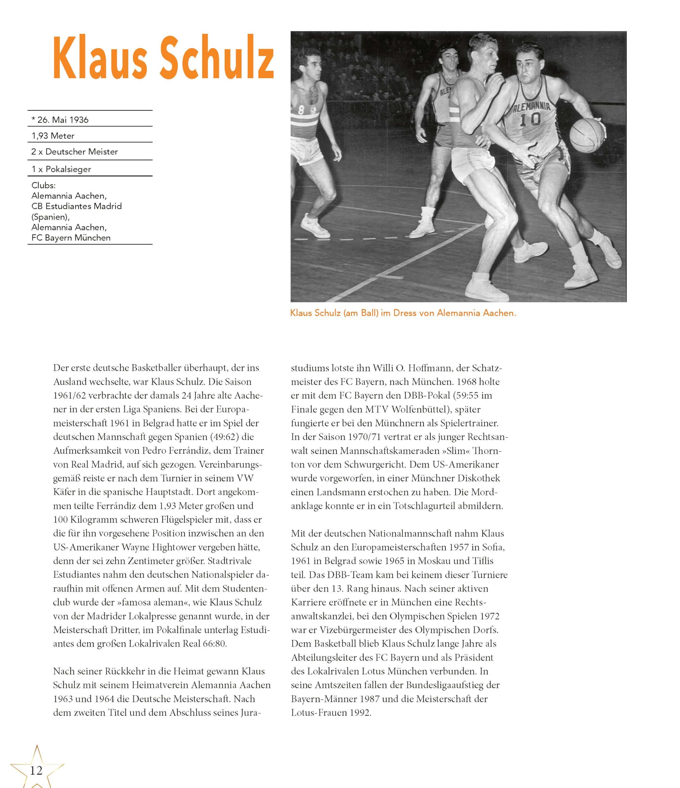 German Allstars: Die Hall of Fame des deutschen Basketballs
