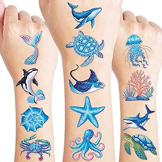 26 Tree of Life Tattoo Designs for Balance and Growth 94 96 PCS Ocean Sea Animal Shark Whale Fish Pre-Cut Temporary Tattoos for K...