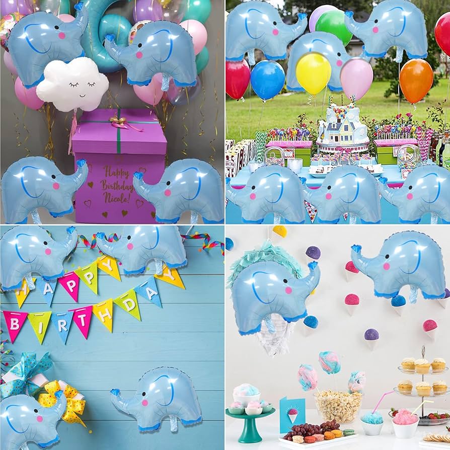風船と象 Amazon.co.jp: 象の風船 8個パック ブルー かわいい 象の形