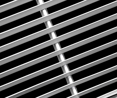Miniatura 3 de HVAC Premium Rejilla de retorno de barra fija de 14 x 10 pulgadas - Estructura de acero - Aspecto elegante y acabado resistente dimensiones
